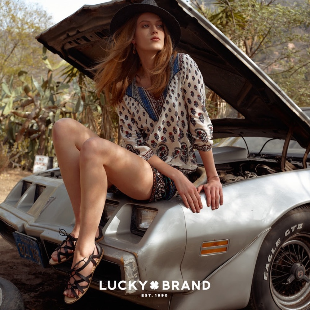 Lucky Brand Indian Paisley Tunic